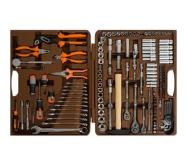 Набор автомобильного инструмента 1/2"DR, 3/8"DR и 1/4"DR, 150 предметов&nbsp;Ombra OMT150S 