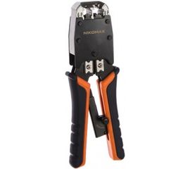 Обжимной профессиональный инструмент RJ45/8P8C, RJ12/6P6C, RJ11/6P4C NIKOMAX NMC-500R 