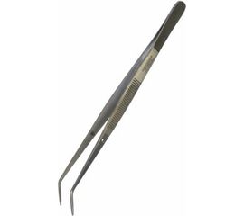 Пинцет (изогнутый, узкий, фиксатор, рифленый) 155 мм REXANT ПРОФИ 12-0355 