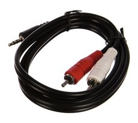 Кабель PERFEO Jack 3.5 мм вилка - 2xRCA вилка, длина 1 м. J2001 30&nbsp;003&nbsp;883 