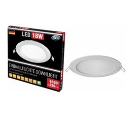 Светодиодная встраиваемая панель REV SuperSlim Round, круглая Ф230мм, 18W, 6500К 28942 5 