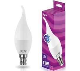 Светодиодная лампа REV FC37 Е14 11W, 4000K, нейтральный свет, свеча на ветру 32517 8 