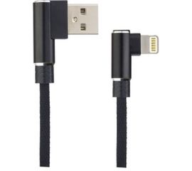 Кабель для iPhone PERFEO USB - 8 PIN Lightning угловой черный длина 1 м. бокс I4315 30&nbsp;013&nbsp;263 