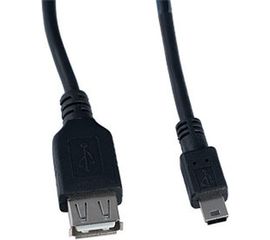 Кабель PERFEO USB2.0 A розетка - Mini USB вилка длина 1 м. U4203 30&nbsp;006&nbsp;461 