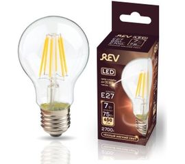 Светодиодная лампа REV FILAMENT груша, A60, E27, 5W, 2700K, DECO Premium 32422 5 