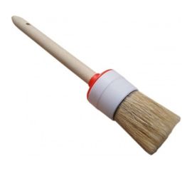 Круглая кисть SANTOOL №10 40 мм с деревянной ручкой 010115-010 