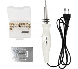 Набор: паяльник-выжигатель, 21 насадка 220В 20/50Вт REXANT ZD-725B 12-0187 
