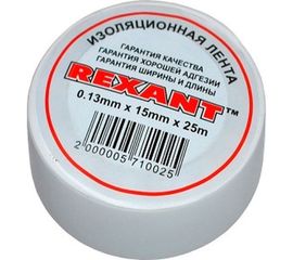Изолента REXANT 15мм х 25м белая 09-2101 