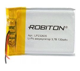 Аккумулятор ROBITON LP232635 3.7В 130mAh PK1 14068 
