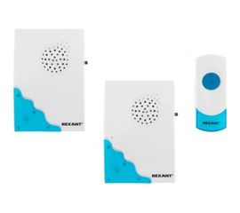 Беспроводной дверной звонок REXANT RX-5 с двумя вызывными панелями, кнопка IP 44 73-0050 