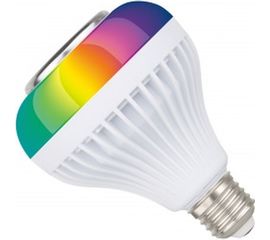 Лампа REV сд, музыкальная, мультиколор, E27, RGB, с Bluetooth, динамиком и пультом, ДУ в комплекте, 32599 4 