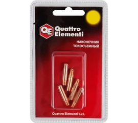 Наконечник токосъемный (5 шт; 0.6 мм; M6x25 мм) QUATTRO ELEMENTI 771-213 