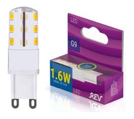 Светодиодная лампа REV JCD G9, 1,6W 3000K, 220V 32439 3 