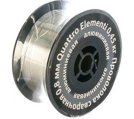 Проволока сварочная алюминиевая (0.45 кг; 0.8 мм) QUATTRO ELEMENTI 770-391 