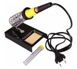 Набор для пайки: паяльник 30Вт, оловоотсос, подставка, припой REXANT ZD-303 12-0163 