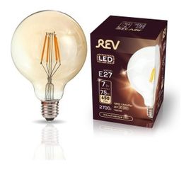 Светодиодная лампа REV VINTAGE Filament шар G95, E27, 7W, 2700K, DECO Premium, 32434 8 