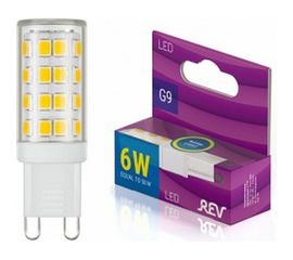 Светодиодная лампа REV JCD G9 6W, 2700К 32383 9 
