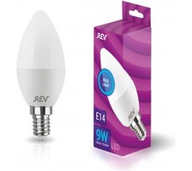 Светодиодная лампа REV C37 Е14 9W, 6500K, дневной свет 32509 3 