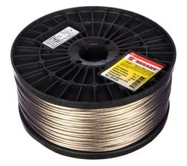 Стальной трос REXANT в ПВХ изоляции d=3.0 мм, катушка 200 метров 09-5330 