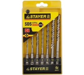 Набор буров (SDS-plus; 7 шт.) по бетону STAYER 2930-H7 