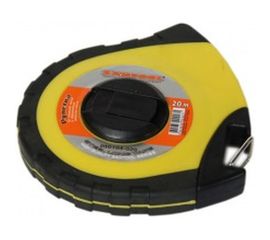 Рулетка SANTOOL 20м x 10 мм со стальной лентой в обрезиненном закрытом корпусе 050104-020 