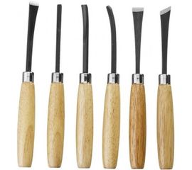 Набор фигурных резцов с деревянной ручкой, 6шт Stayer 1832-H6 