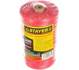 Полипропиленовый шпагат 500 м красный STAYER 50079-500 