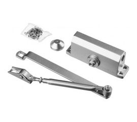 Дверной доводчик для дверей массой до 80 кг STAYER цвет серебро 37915-80 