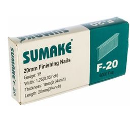 Гвозди (20 мм) 5000 шт для гвоздезабивателей F18/30; F18/50 Sumake F-20 
