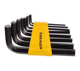 Набор шестигранных ключей STAYER STANDARD 2-10 мм 27405-H8 