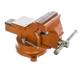 Слесарные поворотные тиски 100 мм с наковальней SPARTA 186235 