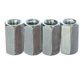 Соединительная гайка Tech-Krep DIN6334 оцинкованная М8 4 шт - пакет 112283 