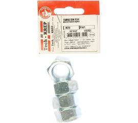 Шестигранная гайка DIN 934 оцинкованная М20, 4шт - пакет Tech-Krep 112251 