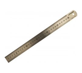 Нержавеющая линейка с двухсторонней гравированной шкалой 0.3м STAYER PROFI 3427-030_z01 