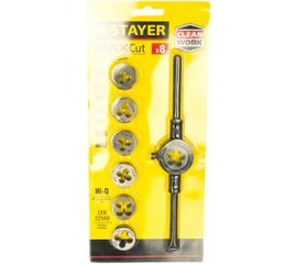 Набор плашек STAYER MASTER плашкодержатель, плашки 7шт, 8 предметов 28015-H8_z01 