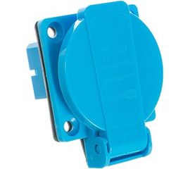 Панельная розетка с крышкой для скрытой установки TDM РП10-3 IP44 16А 2Р+РЕ 220В SQ0606-0001 