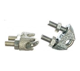 Дугообразный зажим троса 6мм DIN741 2шт - ярлык Tech-Krep 102737 