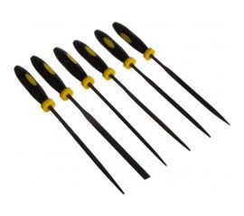 Набор надфилей с двухкомпонентной ручкой 100 мм 6шт STAYER 16010-H6_z01 