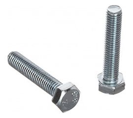 Болт DIN 933 с шестигранной головкой, оцинкованный М8х40, 25шт - коробка Tech-Krep 105210 