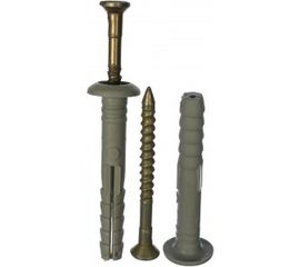 Дюбель-гвоздь 6х40 гриб, полипропилен 150шт - ведро Tech-Krep 101989 