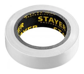 Изолента ПВХ STAYER Protect-10 10м 0,13х15 мм, белая 12291-W 