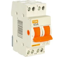 Модульный трехпозиционный переключатель TDM МП-63 2P 63А SQ0224-0018 