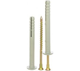 Дюбель-гвоздь 6х60 гриб, полипропилен 100шт - ведро Tech-Krep 101990 