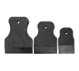 Набор шпателей 40-60-80 мм черная резина SPARTA 858285 