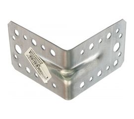 Крепежный усиленный уголок Tech-Krep оцинкованный 90х90х65х2,0 мм - накл. 124412 