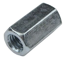 Соединительная гайка Tech-Krep DIN6334 оцинкованная М12 2 шт - пакет 112280 