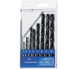 Набор сверл по металлу (8 шт; 3-10 мм; HSS) SPARTA 723205 