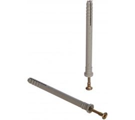 Дюбель-гвоздь 6х80 потайная манжета, полипропилен 100шт - ведро Tech-Krep 103184 