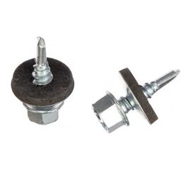 Кровельный саморез Tech-Krep КР ZP сверло 5,5х19 60 шт, коробка с окном 124626 