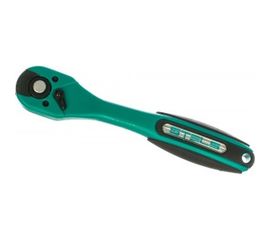 Ключ-трещотка 1/4", 72 зуба, с быстрым сбросом, CrV, 2-х компонентная рукоятка STELS 14028 